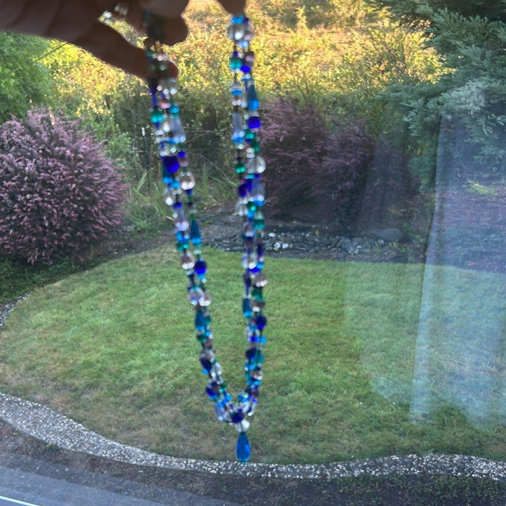 Beautiful glass bead necklace